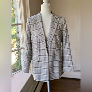 Talbots Petite Plaid Blazer
